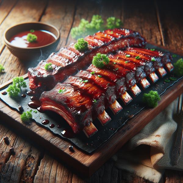 Kòtlèt kochon BBQ